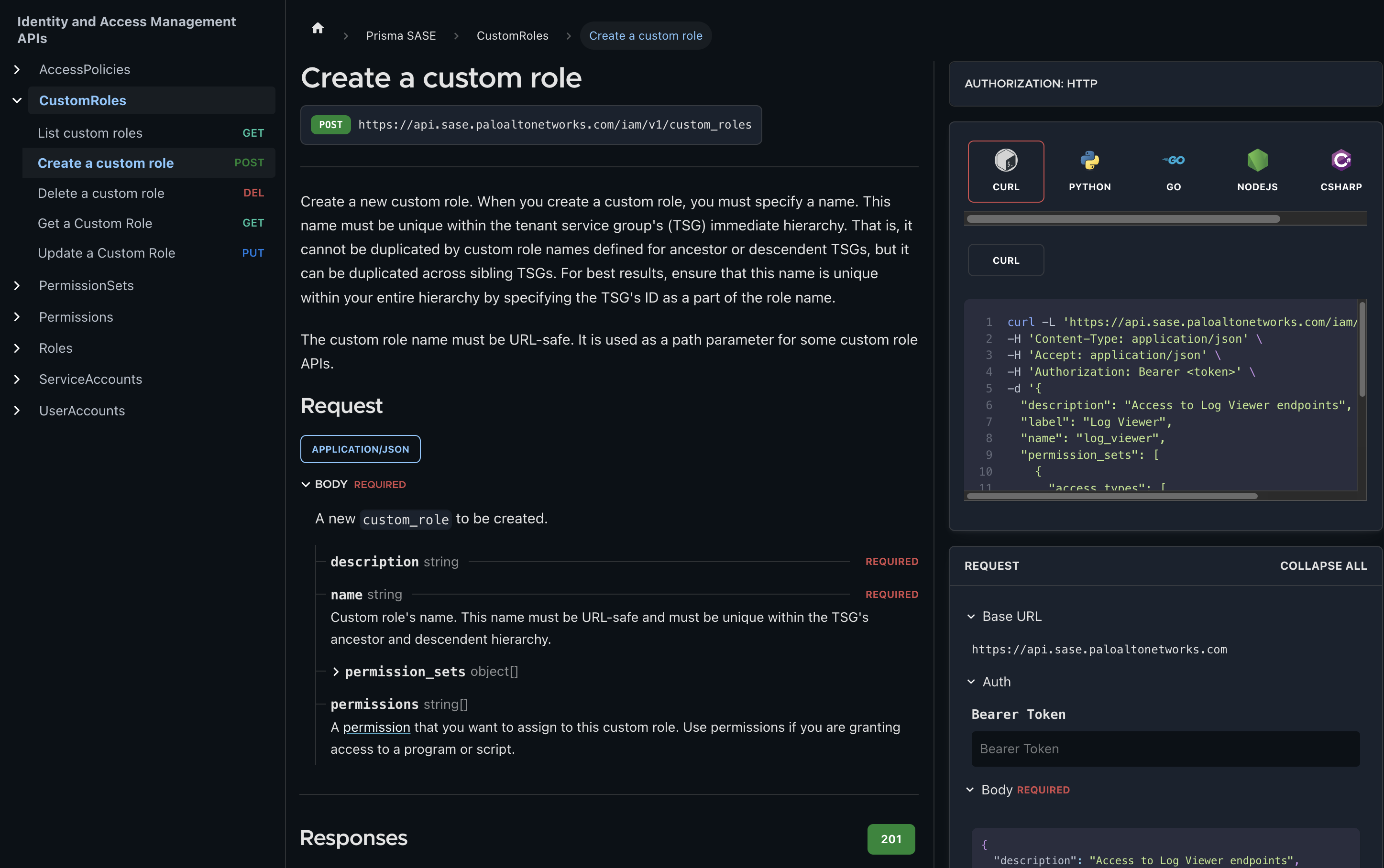 Landing page preview
